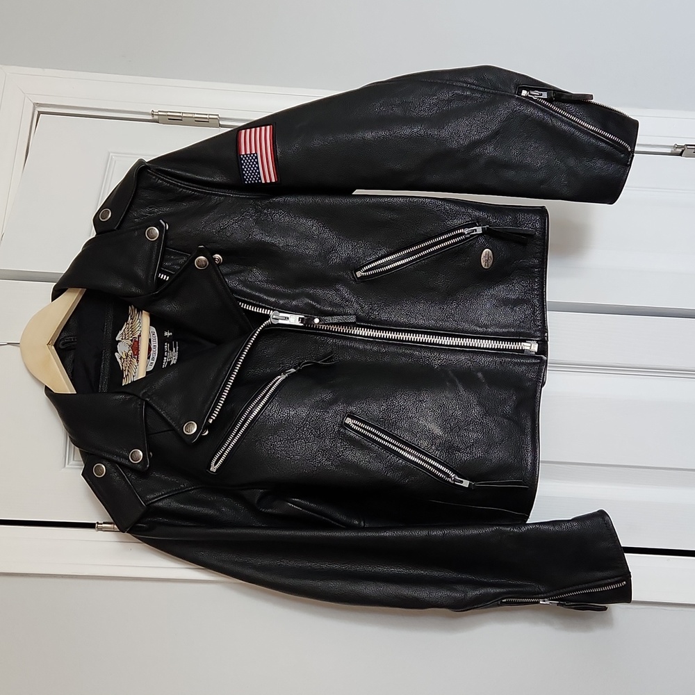 Black Harley-Davidson Leather Jacket